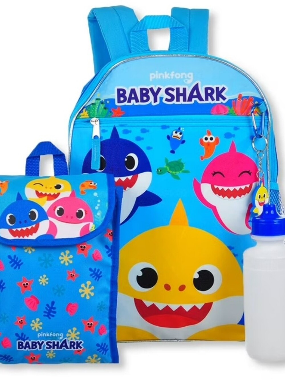 Pinkfong Baby Shark Kids 5 Piece Backpack Set